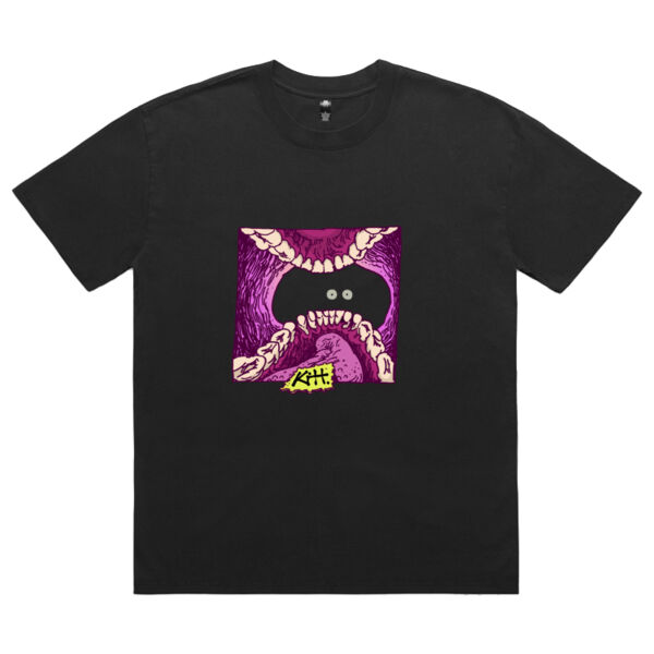 Mouth Tee Faded Black Thumbnail